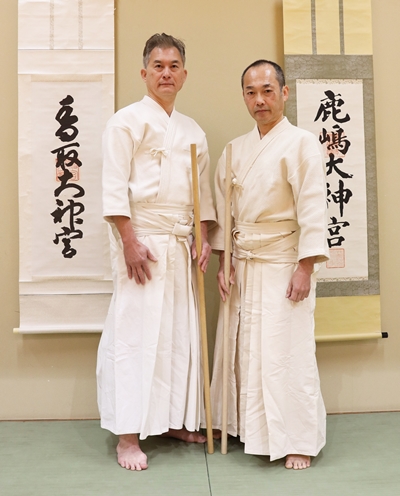 天野宏宣師範と青木卓弥師範